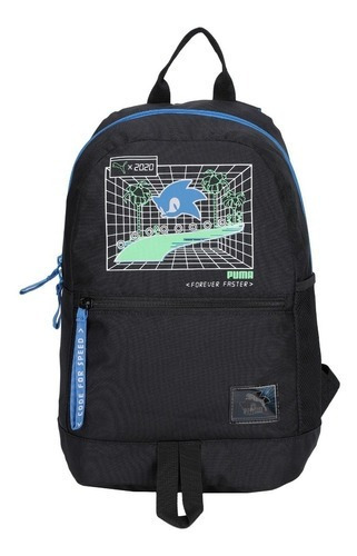 Mochila Sega Puma Sonic Forever Faster Code Speeder
