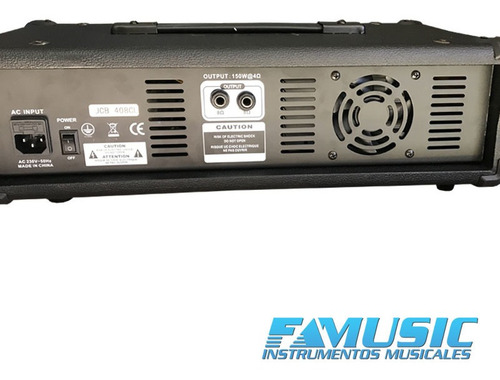 Imagen 4 de 10 de Consola Potenciada Sunset Jcb408cl 4 Canales Eq Delay