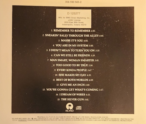 Cd Robert Palmer - Addictions - Volume 2 - Import (Usado)