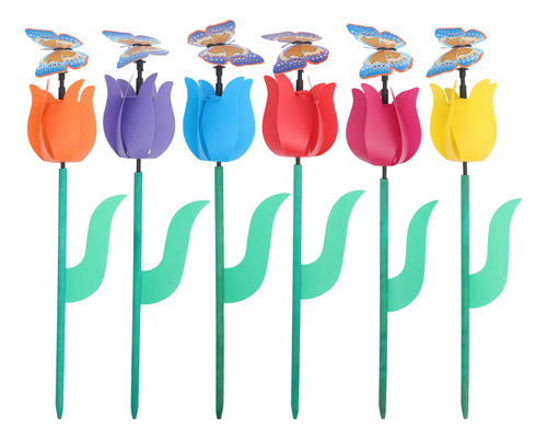 Juguetes De Exterior Para Niños Tulip Windmill The Flowers,