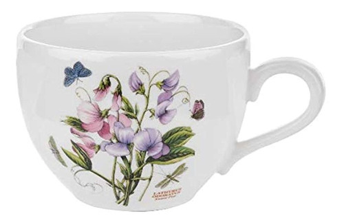 Portmeirion 664357 Botanic Garden Jumbo Cup 20oz 20 Oz Blanc