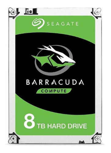 Imagen 1 de 3 de Disco duro interno Seagate Barracuda ST8000DM004 8TB