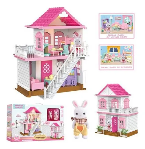 Casita de sales familia conejitos