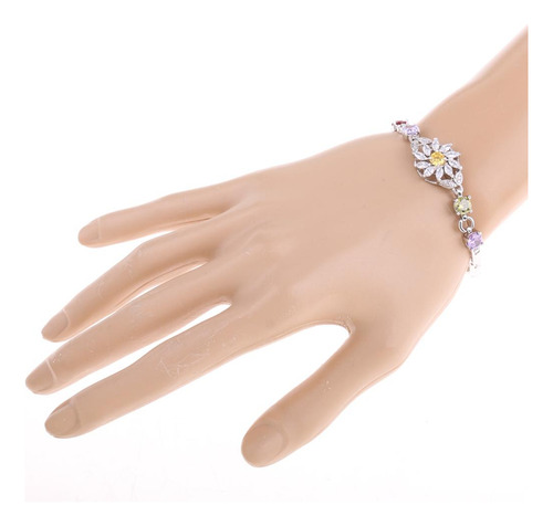 Frágil Joya De Muñeca Accesorio Para Mujeres De Flor