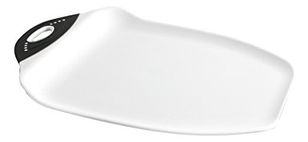 Tabla De Cortar Dexas Chop & Scoop, 9.5x13 Pulgadas, Blanco