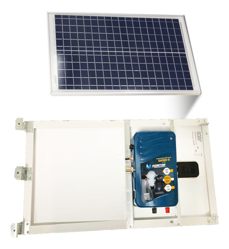 Eletrificador De Cerca Rural Solar Sm180-s 300 Km Monitor