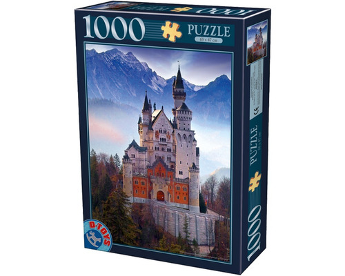 Rompecabezas 1000 Piezas Castillo Neuschwanstein D-toys 