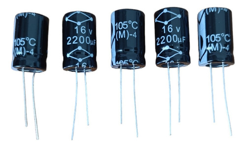 Capacitor Electrolitico 2200uf 16v Multicomp Paquete 3piezas