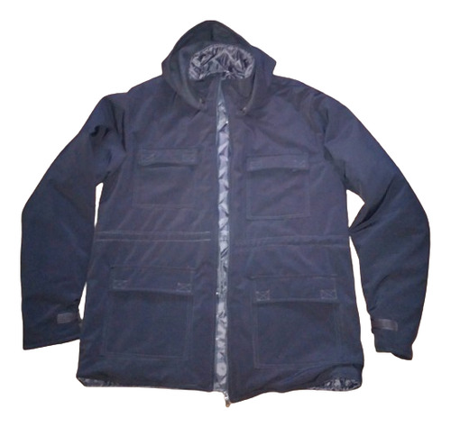 Campera De Abrigo Con Capucha Impermeable Talle Xl Unisex 