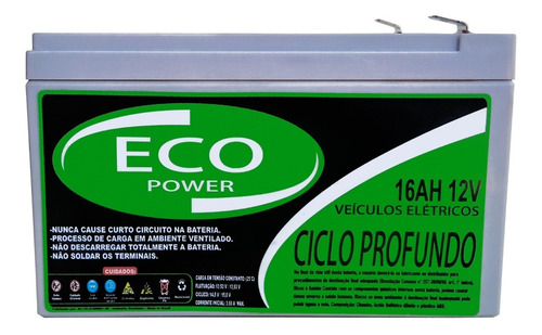 Kit 3 Baterias 16ah 12v Bike Eletrica 36v Patinete Eletrico