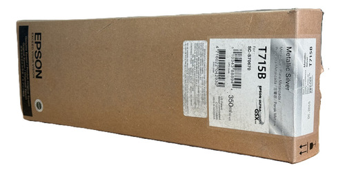Cartucho De Tinta Epson T715b Silver Metallic Para Sc-s70670