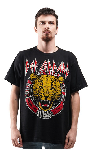 Camiseta Def Leppard Pour Some Sugar Rock Activity