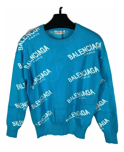 Sueter balenciaga azul sales