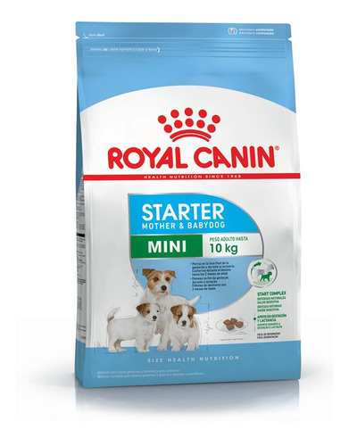 Imagen 1 de 2 de Mars Petcare Royal Canin Size Health Nutrition Starter Mother & Babydog Perro Cachorro - Mini - Mix - 3 kg - 3 kg - Bolsa - Seca