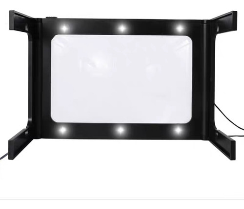 Lupa, Manos Libres Con Luz Led Para Leer, Coser, Tejer,