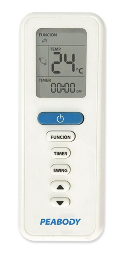Imagen 8 de 10 de Caloventor Vitroconvector Curvo Peabody 2000w Ctrol Remoto