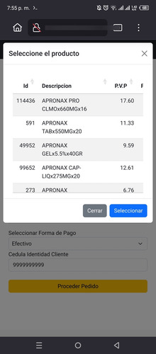 Sistema Facturación Y Control Inventario (no Electrónica)