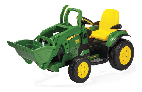 Imagem 1 de 8 de Trator Criança Elétrico Até 40kg Recarrega C/ Pá John Deere
