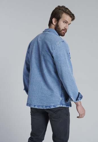 Overshirt Denim Fj Azul Ss2025 Ferouch