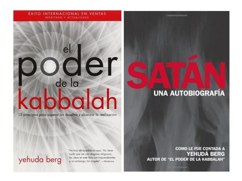 2x1 Satán Una Autobiografía + El Poder Del Kabbalah 