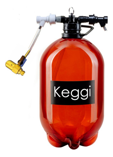 Imagen 1 de 7 de Chopera P/cerveza Keggi 10l Co2 C Regulador 1k S Canilla