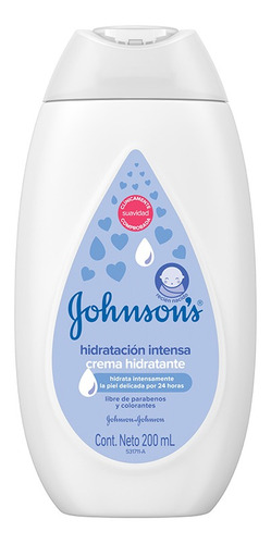 Crema Johnson & Johnson Líquida Hidratación Intensa 200ml