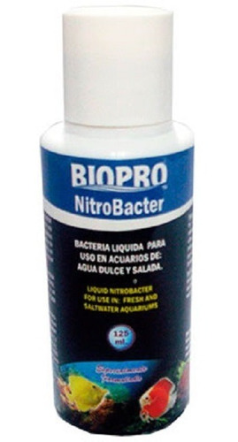 Biopro Bacteria Para Acuarios De Agua Dulce Y Salada 125 Ml 