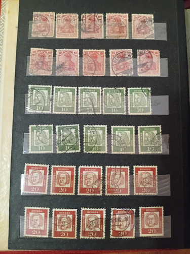Lote2520 Clasificador Con 586 Estampillas De Alemania