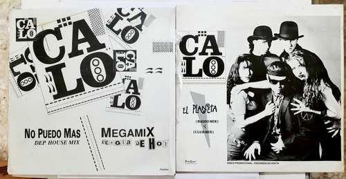 2 Vinilos Calo El Planeta No Puedo Mas Y Megamix