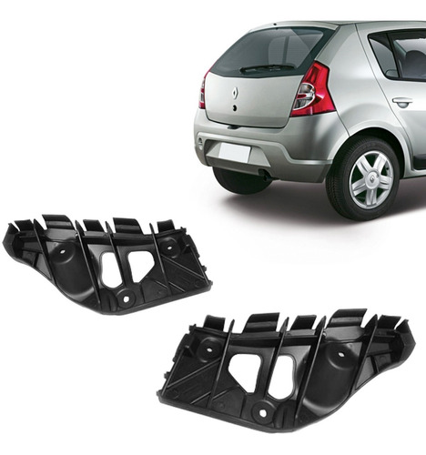 Suporte Parachoque Traseiro Sandero 2008 2009 2010 2011