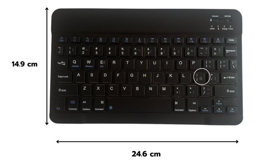 Funda Con Teclado Negro Para iPad Pro 11 M4 2024 Español