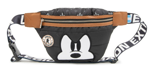 Imagen 2 de 7 de Riñonera Ushuaia Mickey Optic Negro