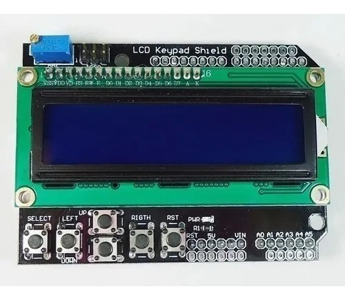 10 X Display Lcd Keypad Shield 16x2 1602 Teclado Botoes Ardu