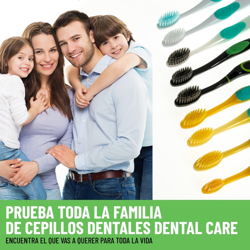 Vital Green Cepillo De Dientes Carbón Activado, Blanco 4 Pac