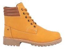 Comprar Botas Dama Hiker Liso Kebo 1178110 Botines Mujer Amarillo