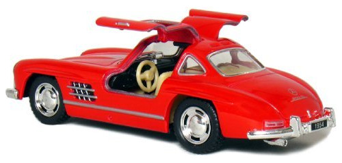 5  1954 Mercedes-benz 300 Sl Coupe 1:36 Escala (rojo).