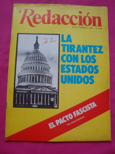 Revista Redaccion N° 84 Febrero 1980, El Pacto Fascista