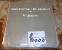 Comprar Bolsas Fundas Externas Para Discos De Vinilo X 100 Unidades 