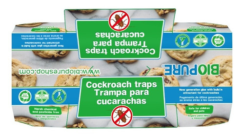 Imagen 3 de 6 de Trampa Para Cucarachas Ecológico Kit 10 Piezas