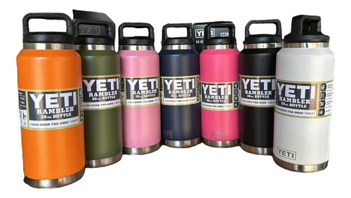 5 Termos Yeti Clon 36 Oz Acero Inoxidable Mayoreo