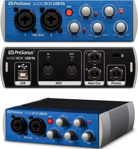 Interfaz Presonus Audiobox Usb96 2x2 Audiobox Usb 96 