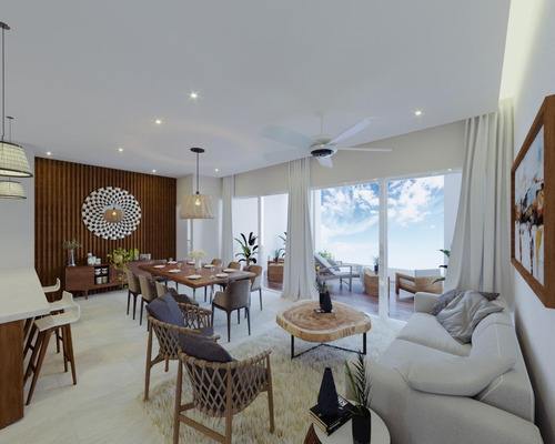 Imagen 3 de 30 de Departamentos En Bucerias, Dentro De Flamingos - Penthouse B