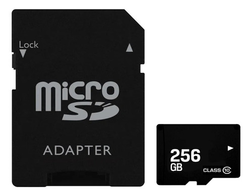 Tarjeta Memoria Micro Sdxc Adaptador 256gb Alta Velocidad