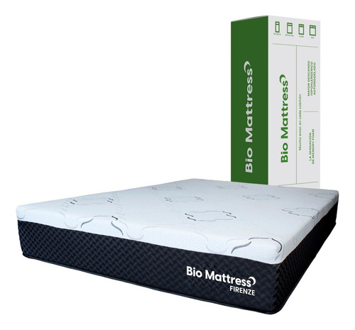 Colchon Queen Size Firenze Suave Memory Foam Bio Mattress