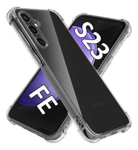 Forro De Samsung Galaxy S23 Fe Silicon Flexible Transparente