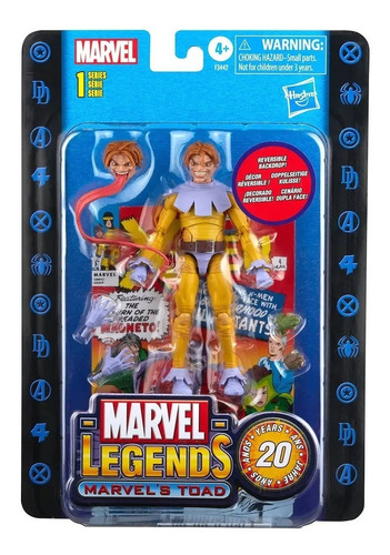 Figura X-men Marvel Legends Retro Collection Marvel's Toad