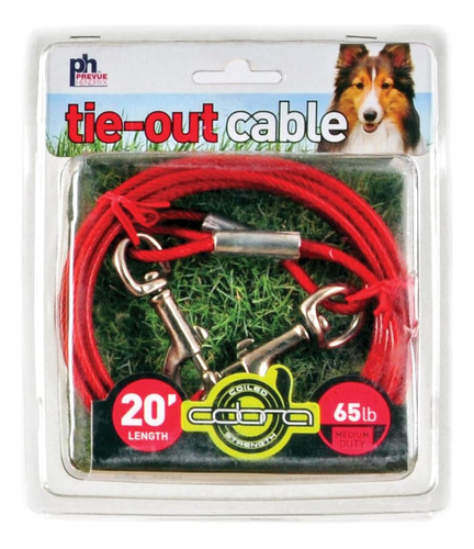 Prevue Pet Products 2120 Cable De Amarre 20 De Servicio Medi