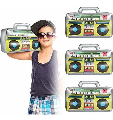Boombox Inflable 16 5 Pulgadas Boom Box Inflable 80s 90...