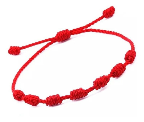 Pulseira Vermelha De Sete Nós Kabbalah Para Afastar O Mal
