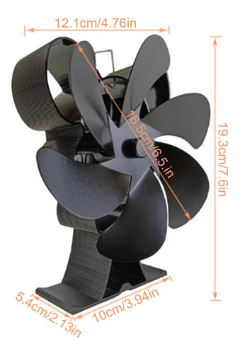 Ventilador De Estufa De Leña Accionado Por Calor Ventilador